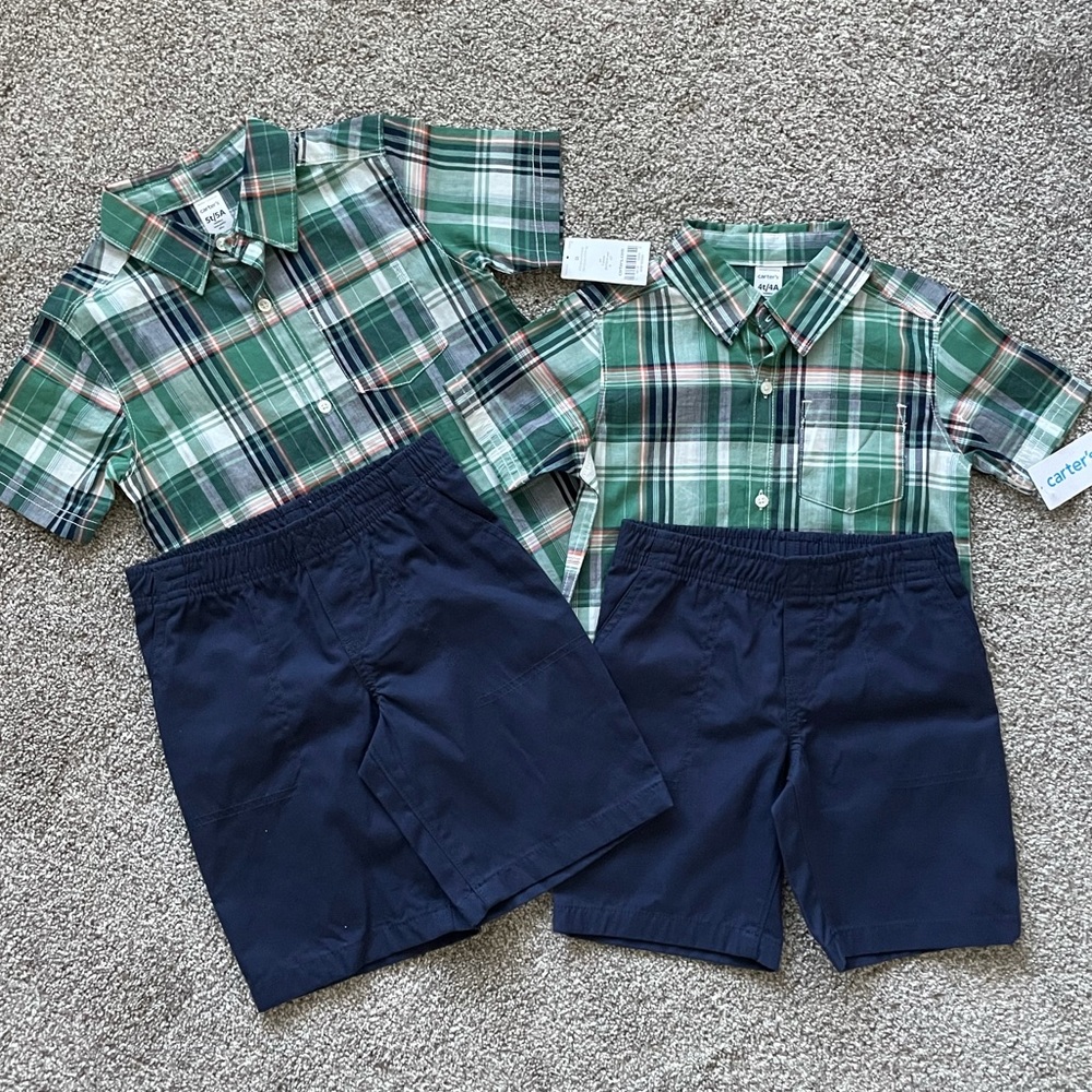Matching 4T and 5T outfits